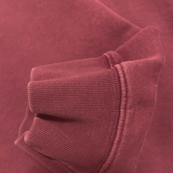 adidas Originals Burgundy Cropped Sweatshirt - Picture 4 of 9